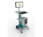 Тележка медицинская для системного блока, монитора и принтера 103-002  