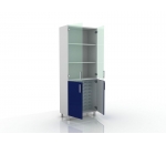 Шкаф для медикаментов (верх стекло, низ- глухие двери) 105-004-16