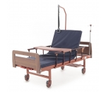 Кровать механическая Med-Mos Е-8 (MM-2024Н-00) ЛДСП с полкой и обеденным столиком 